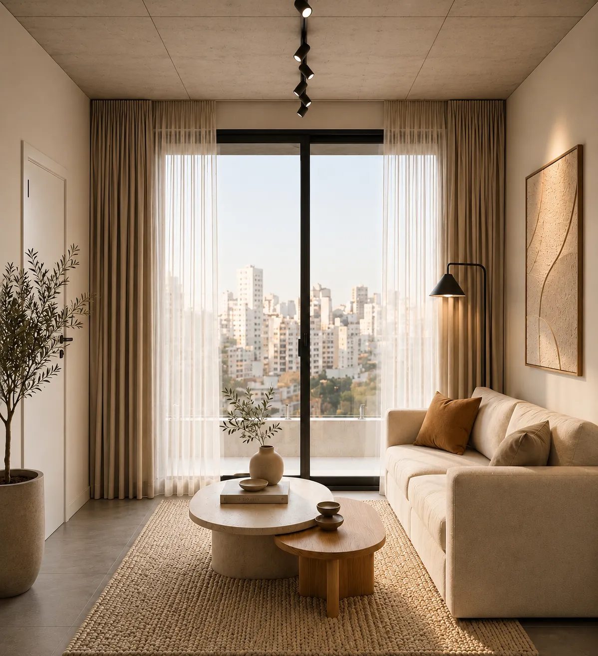 Render habitación unidad U03 — Arcos 2330